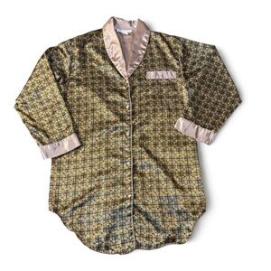 Vintage mixed animal print nightgown